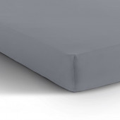 Visuel du coin du drap housse gris en jersey extensible