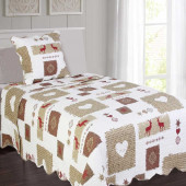 Boutis montagne Mégève 1 place dans une chambre