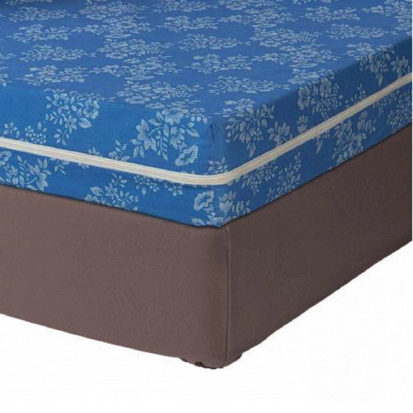 Housse de matelas intégrale bleue 160 x 200