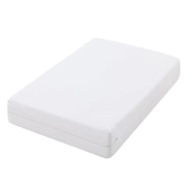 Housse intégrale Matelas - Anti-bactérienne et Anti-acariens - 100% pur coton - Fermeture zippée - Bonnet 30cm