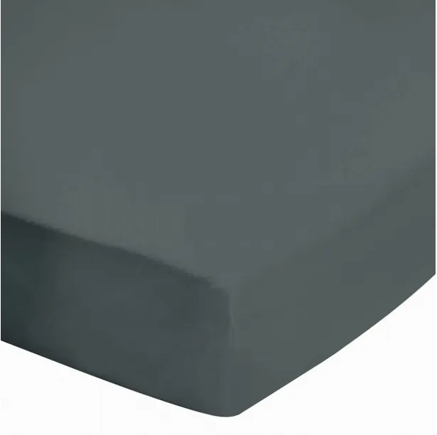 Drap housse uni 100% Coton 57 fils grand bonnet 30 cm - idéal pour s'accorder à vos housses de couette montagne - confort