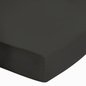 Visuel produit drap housse medium grey 100% coton 57 fils