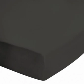 Drap housse uni 100% Coton 57 fils grand bonnet 30 cm - idéal pour s'accorder à vos housses de couette montagne - confort