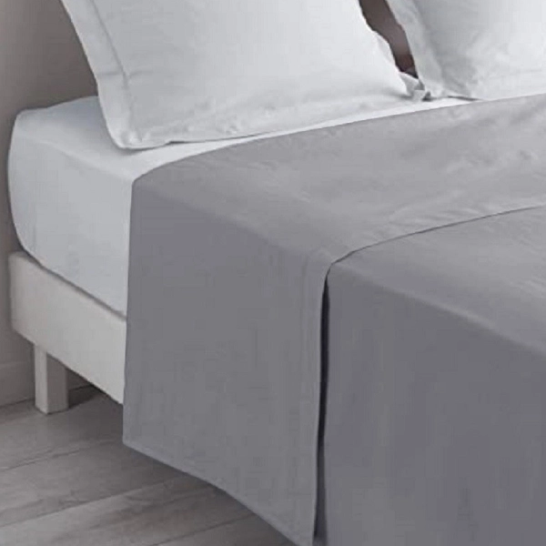 Drap plat 240x310 cm Gris souris