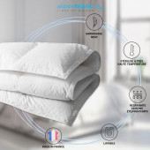 Infographie de la couette été duvet 130g