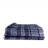 Visuel pile de 12 mouchoirs VICTOR à carreaux sur fond blanc