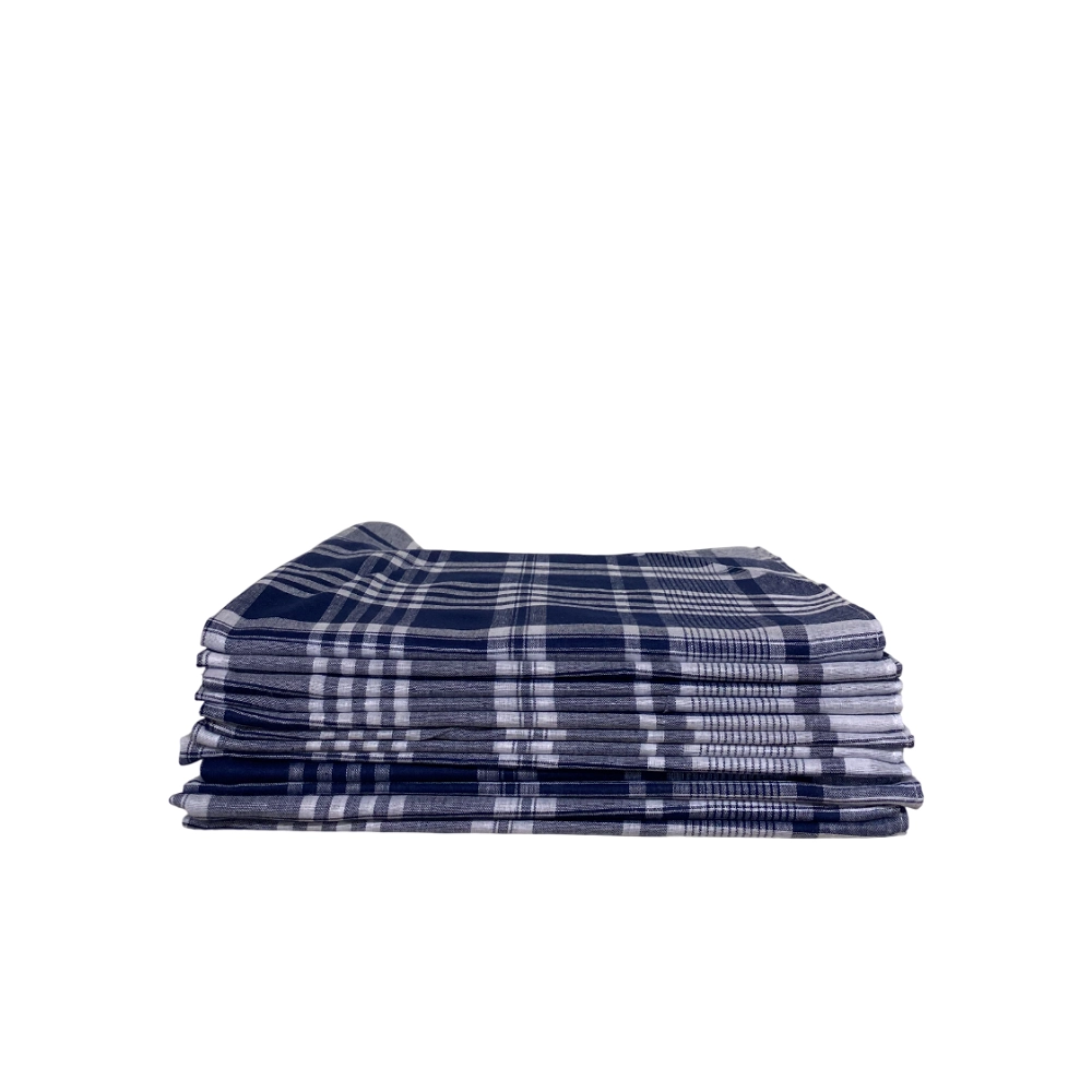 Lot de 12 Mouchoirs de travail - VICTOR  100% coton - Doux et écologique - 50x50cm