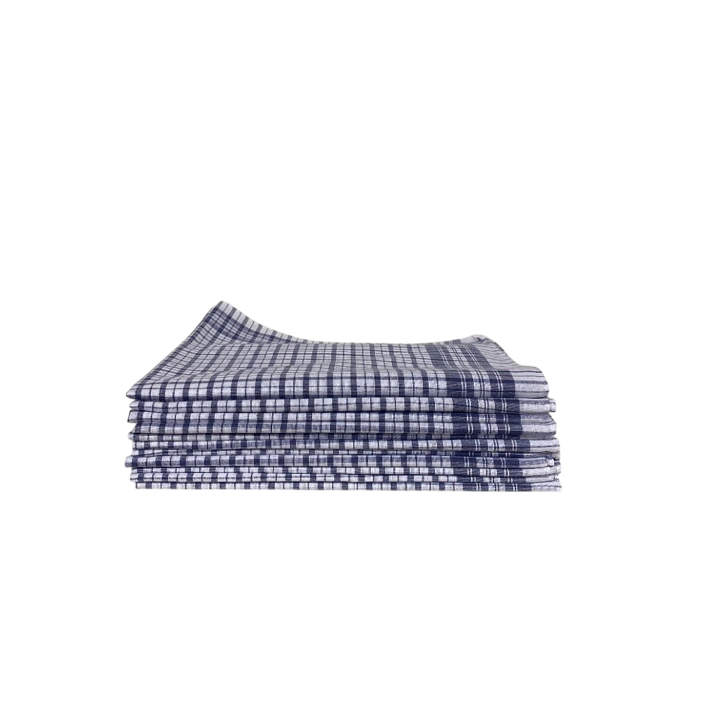 Lot de 12 Mouchoirs de Travail Homme – PAUL - 50x50 cm - 100% coton – Lavables, Doux et écologiques