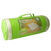 Surmatelas à mémoire de forme 5,5cm – Visco et fibres de bambou – Confort ergonomique – Anti-allergique – Déhoussable et lavable