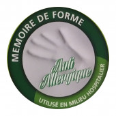 mémoire de forme en visco et fibre de bambou