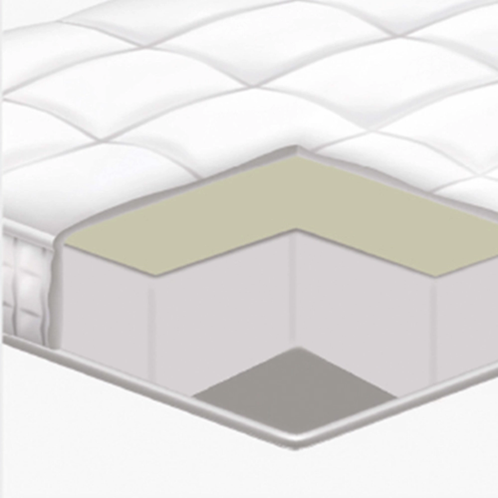 Matelas Lune en mousse haute résilience 35 kg/m3 - Epaisseur 21 cm, soutien dynamique et équilibré, tissu respirant