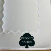 Matelas à mémoire de forme Atmos Nature - Épaisseur 23 cm, densité 55 kg/m³, accueil moelleux, Fabrication Française