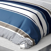 Détail du motif de la housse de couette Belize 100% coton 220x240 cm