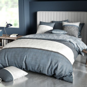 Housse de couette BREHAT 220x240cm  100% Coton 57 fils/cm²