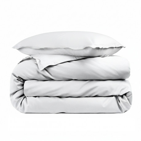 Housse de couette unie 100% percale...