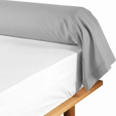 Taie de traversin 45x230 cm en coton 57 fils/cm² doux et résistant - Fabrication française - Pour traversins 160 et 180 cm
