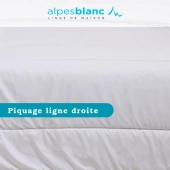 Couette été anti-transpiration 200 g/m² - Légère et respirante - Fabrication Française - Enveloppe toucher peau de pêche