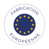 Torchon esprit montagne winter rouge fabrication européenne