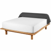Taie de traversin 45x230 cm en coton 57 fils/cm² doux et résistant - Fabrication française - Pour traversins 160 et 180 cm