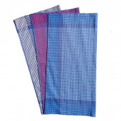 Lot de 6 mouchoirs tissu Arnaud en coton jumel tissage fin toucher soyeux motif petits carreaux