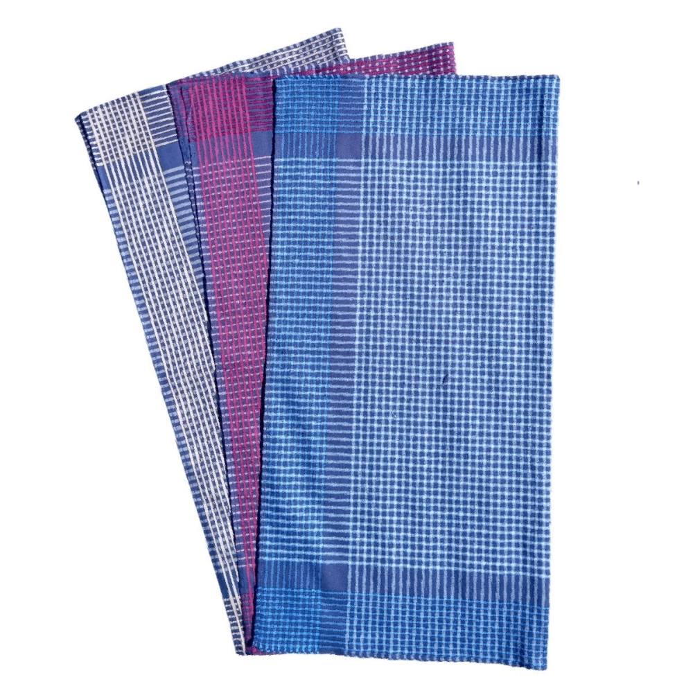 Lot de 12 mouchoirs Arnaud 44x44 cm en coton jumel - Mouchoirs en tissu homme élégants, doux, résistants et lavables