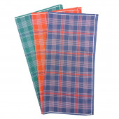 Lot de 6 mouchoirs homme Gauthier 100% coton jumel 42x42 cm - Mouchoirs tissu à carreaux - Résistants et élégants
