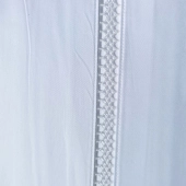 Housse de couette brodée 220x240 cm satin de coton 120 fils/cm² avec taies à volant 65x65 cm - Luxe et élégance