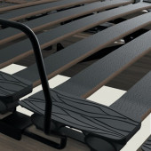 Zoom lattes sommier relaxation 2x80x200 cm