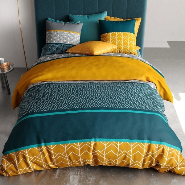 Housse de couette LUPIN 200x200 cm 100%Coton 57 fils/cm²