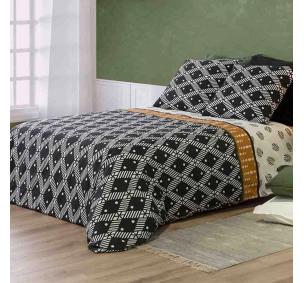 Housse de couette LUIS 240x220 100% Coton - 57 fils