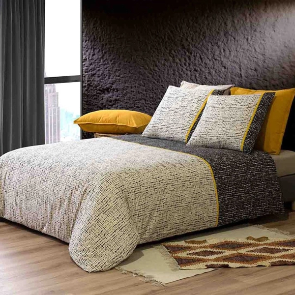 Housse de couette VULCANE 240x220 100% Coton - 57 fils