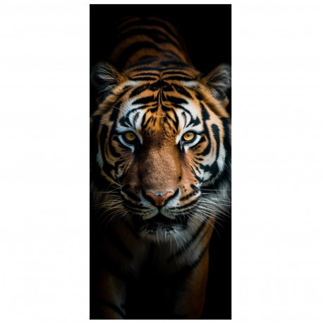 Serviette de plage Tigre sur fond...