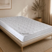 Matelas Accord 18 cm Moelleux et Équilibré | Mousse Polyuréthane 35kg/m³ Hypoallergénique Réversible | Fabriqué en France
