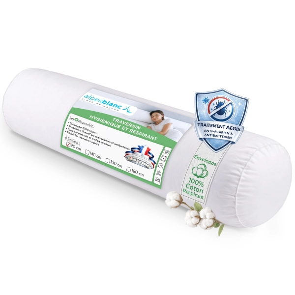 Traversin Aegis Anti Acariens - 90 cm