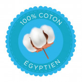 Serviette de plage XXL tortue multicolore sur fond bleu en 100% coton égyptien fibres longues