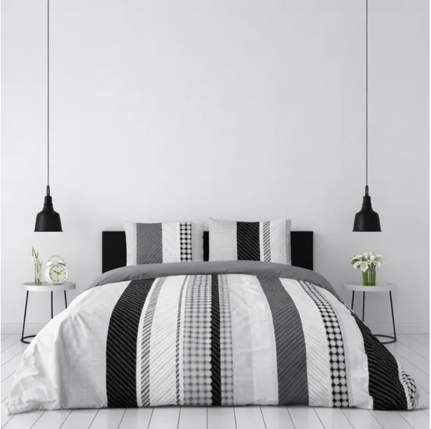 Drap housse uni 100% Coton 57 fils grand bonnet 30 cm - idéal pour s'accorder à vos housses de couette montagne - confort