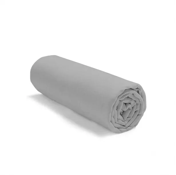 Drap housse uni 100% Coton 57 fils grand bonnet 30 cm - idéal pour s'accorder à vos housses de couette montagne - confort