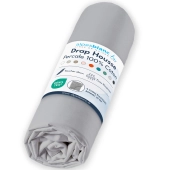 Drap housse 100% Percale de coton 80 fils/cm² - Grand bonnet 30 cm – Fabrication Européenne – Doux, résistant – Oeko-Tex®