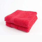 Lot de 2 serviettes bain 100% coton 600g/m² - Gonflantes, moelleuses et absorbantes - Fabrication Europe