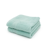 Lot de 2 serviettes bain 100% coton 600g/m² - Gonflantes, moelleuses et absorbantes - Fabrication Europe