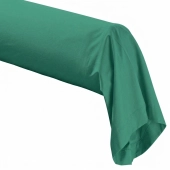 Taie de traversin 45x185 cm en percale de coton 80 fils/cm² - Couelur grand teint, Oeko-Tex