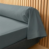 Taie de traversin 45x185 cm en percale de coton 80 fils/cm² - Couelur grand teint, Oeko-Tex