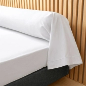 Taie de traversin 45x185 cm en percale de coton 80 fils/cm² - Couelur grand teint, Oeko-Tex