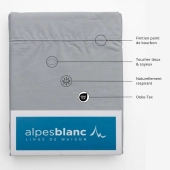 Taie de traversin 45x185 cm en percale de coton 80 fils/cm² - Couelur grand teint, Oeko-Tex