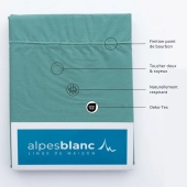 Taie de traversin 45x185 cm en percale de coton 80 fils/cm² - Couelur grand teint, Oeko-Tex