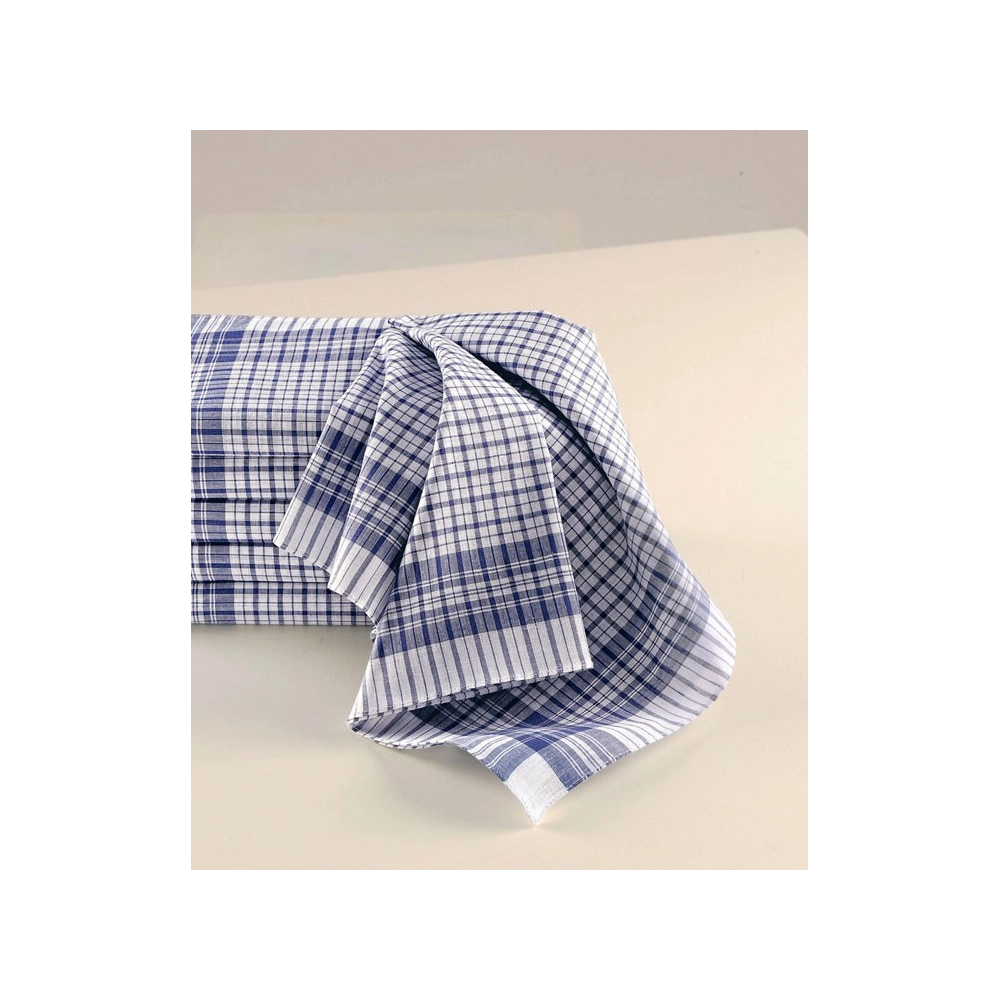 Lot de 12 Mouchoirs de Travail Homme – PAUL - 50x50 cm - 100% coton – Lavables, Doux et écologiques
