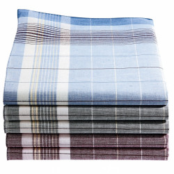 Mouchoirs de Travail Carreaux (Lot de 12)