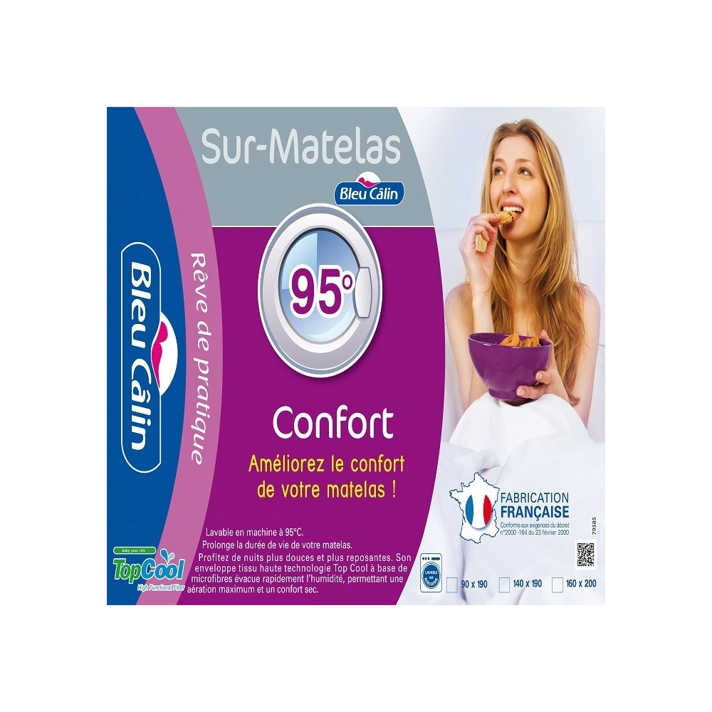 Sur Matelas Confort 140x190