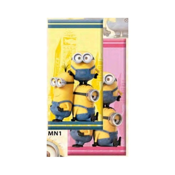 Serviette de plage Minions Rose 70 x 140