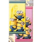 Serviette de plage Minions Rose 70x140 cm
